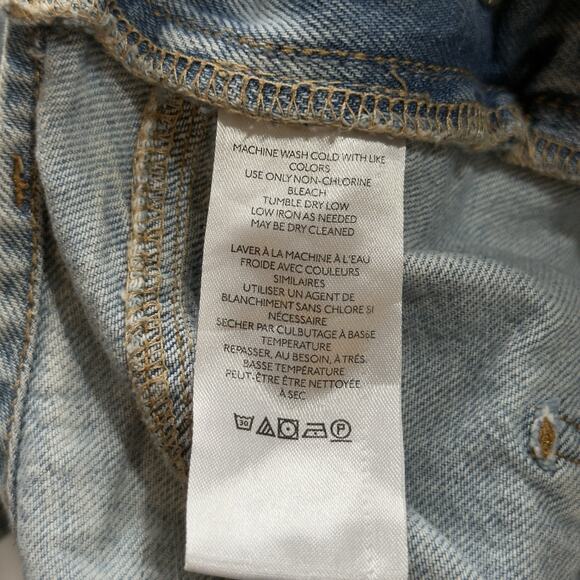 We The Free Ziggy Shortalls Denim Size Large Blue Wash Free People Boho Cowboy - Picture 8 of 8